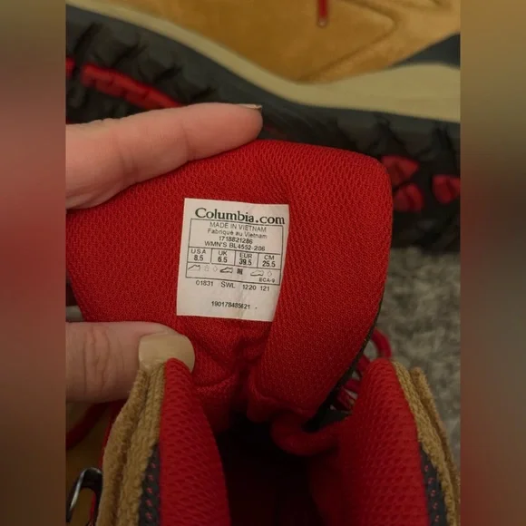 Women’s Columbia Newton Ridge Waterproof Amped Winter Hiking Boots Sz 8.5 - Picture 15 of 15